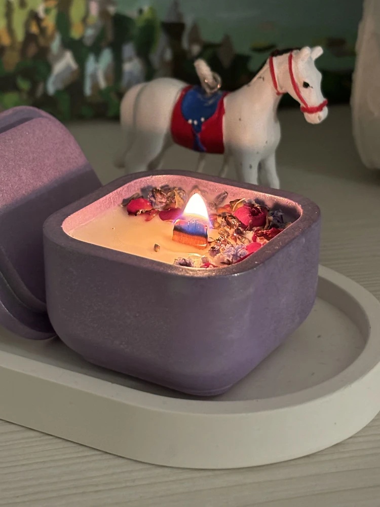 Candle Making Jars With Lids - 1 세트 DIY 양초 항아리 뚜껑이있는