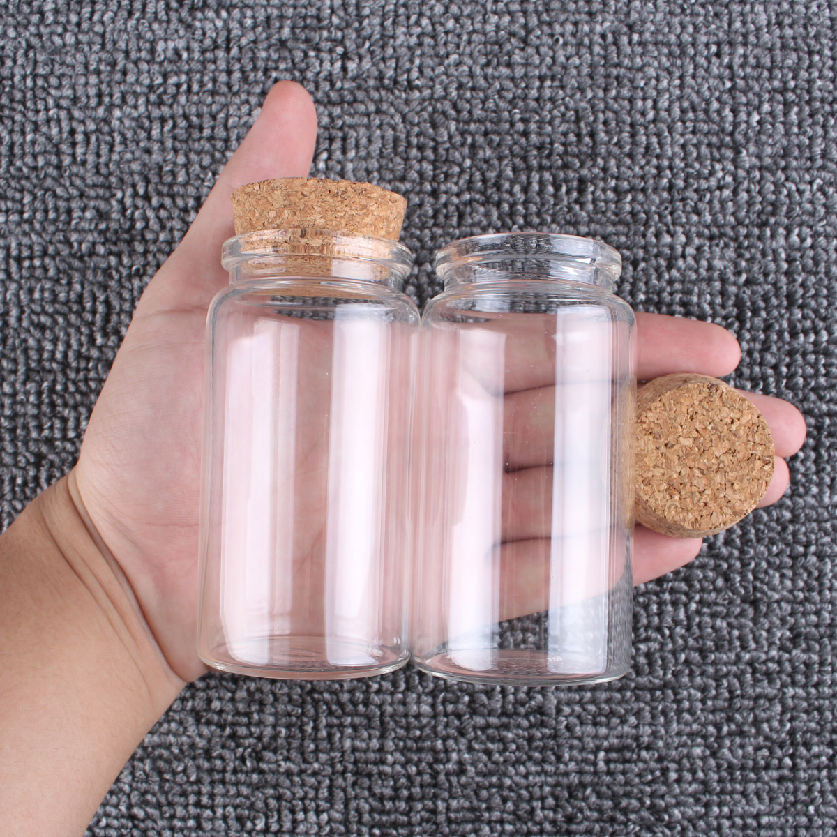 Candle Making Jars With Lids - 2 개/몫 50ml 60ml 80ml 100ml