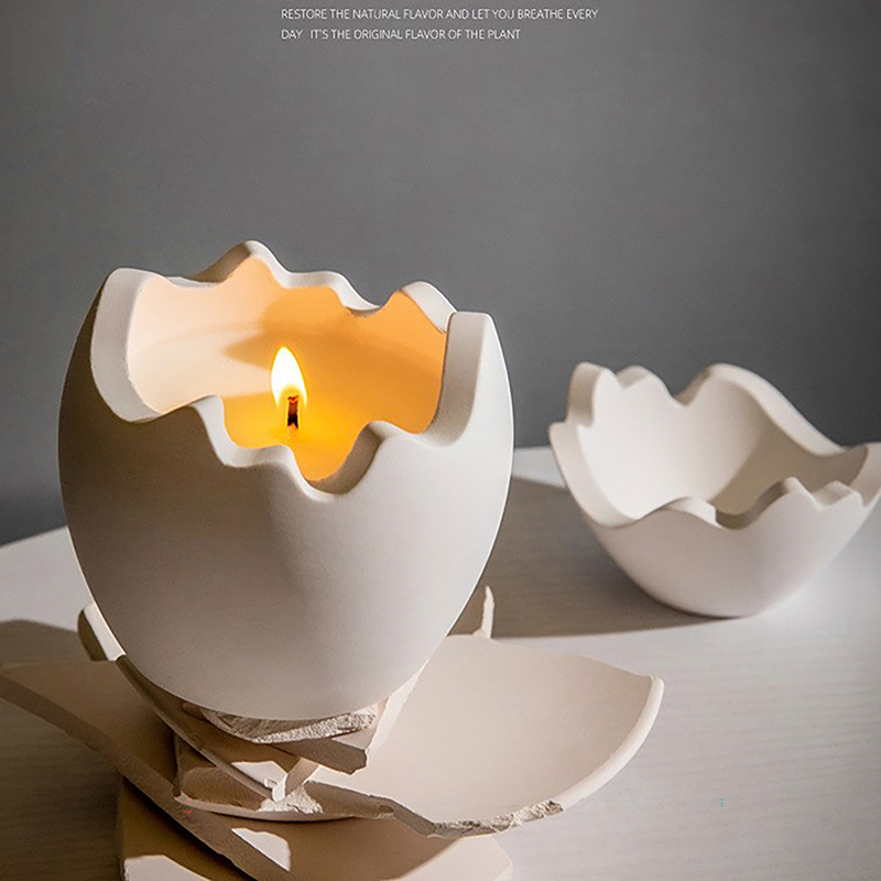Candle Making Jars With Lids - 계란 모양 캔들 용기 몰드 보관함