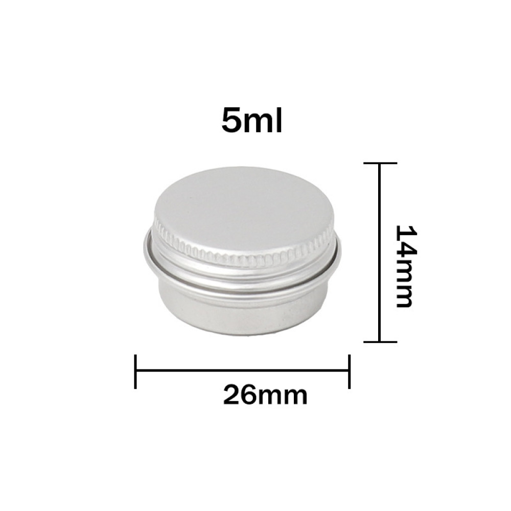 샘플용 알루미늄 용기, 둥근 모양의 금속 용기, 나사식 - Tin Container Lid 리뷰 및 가격