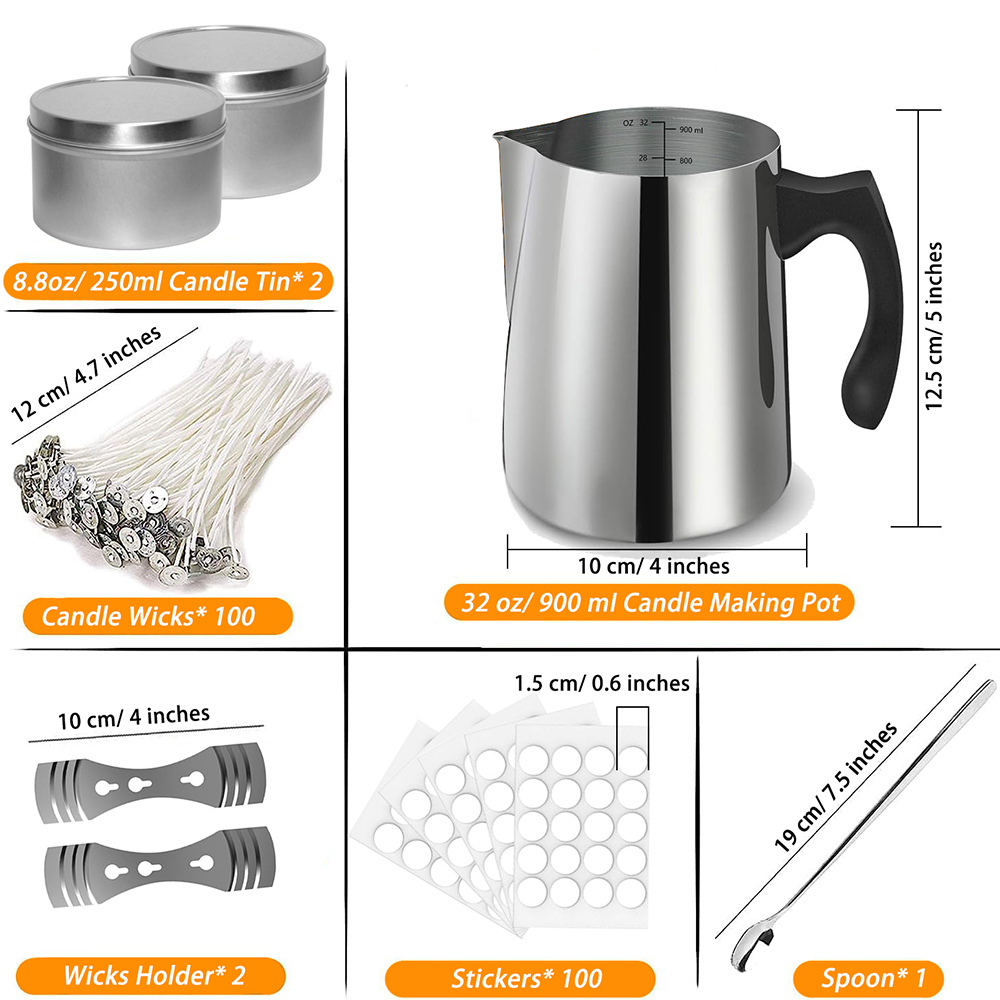 양초 만들기 스타터 키트 용품 포함 양초 만들기 붓는  - Candle Making Jug 리뷰 및 가격
