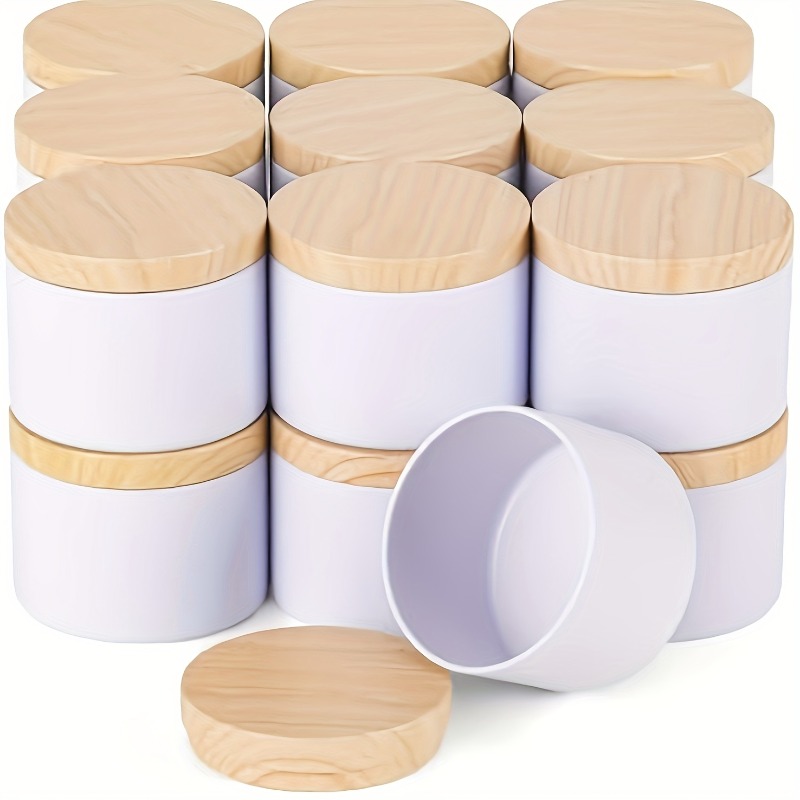 화이트 메탈 캔들 자 캔들 제작 도구 세트 4온스 캔들 - Candle Making Jars With Lids 리뷰 및 가격