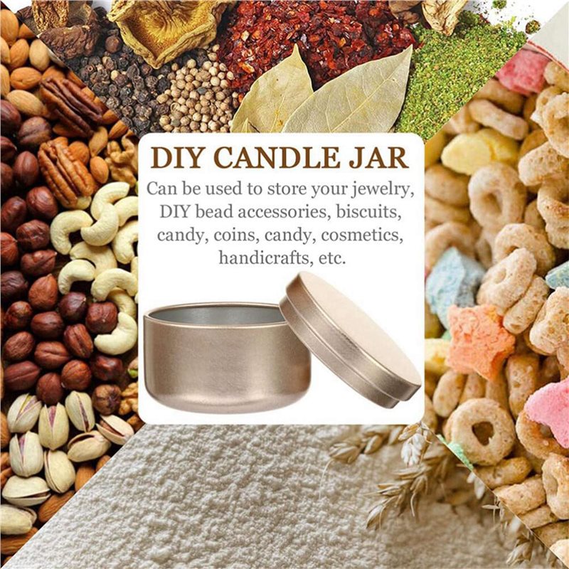 AT43-72개 양초 항아리 장식 라벨 빈 보관함 양초 - Candle Making Jug 리뷰 및 가격