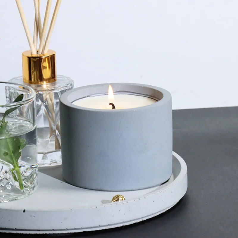 3 크기 촛불 컵 홀더에 대 한 라운드 시멘트 콘크리트 - Candle Making Jug 리뷰 및 가격
