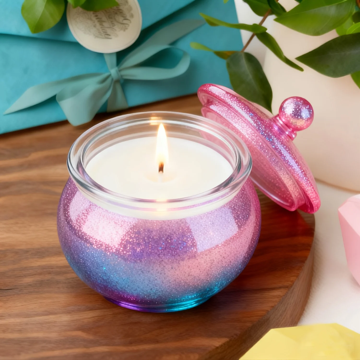 뚜껑이 있는 둥근 수지 캔 몰드 1세트, DIY 보석  - Candle Making Jug 리뷰 및 가격